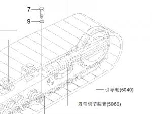 81N6-13010BG 引導(dǎo)輪總成  韓國現(xiàn)代原廠